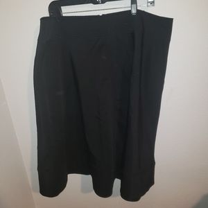 Lane Bryant modernist black skirt
